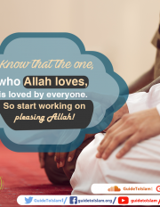 Know that the one who Allah loves, is loved by everyone