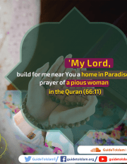 prayer of a pious woman in the Quran