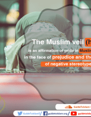Veiled Muslim woman