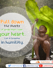 Pull down the sheets of pride that cover your heart
