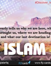 Islam clearly tells us why are we here , who brought us ,where are we heading ,and what our destination is.