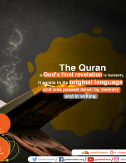 The Quran is God's final revelation to humanity
