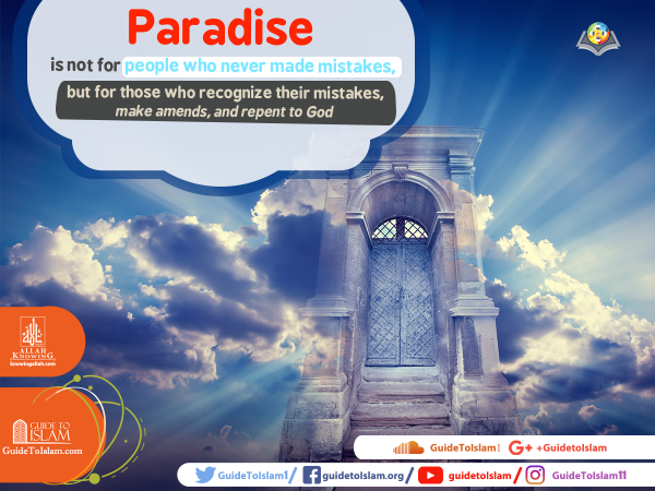 Paradise is not for people who never made mistakes