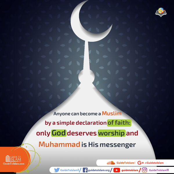 only God deserves worship and Muhammad is His messenger