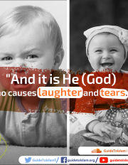 God causes laughter and tears