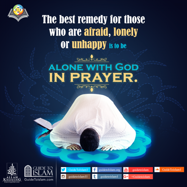 The best remedy for those who are afraid is to be alone with God in prayer .
