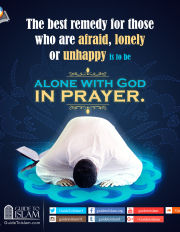 The best remedy for those who are afraid is to be alone with God in prayer .