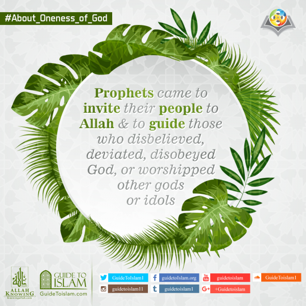 Prophets came to invite their people to Allah