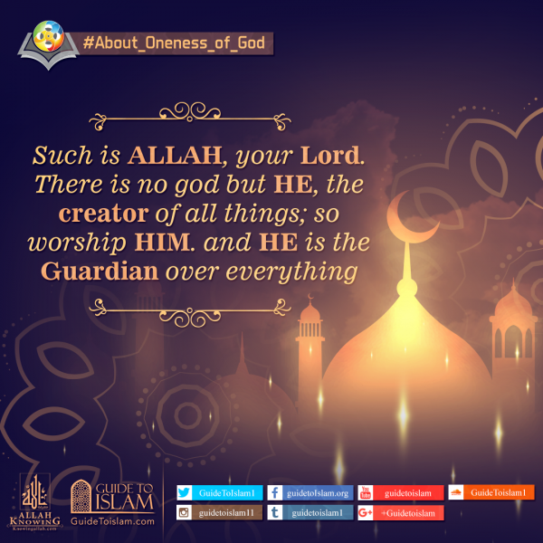 Allah is the Guardian over everything