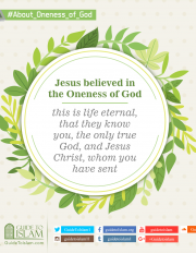 Jesus believed in the Oneness of God