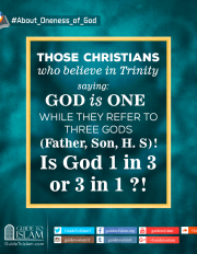 Is God is 1 in 3 or 3 in 1?