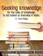How to seek knowledge